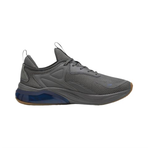 PUMA Comfortable Fabric Cushioning Slip Resistant Abrasion Resistant Low top Running Shoes Unisex Gray