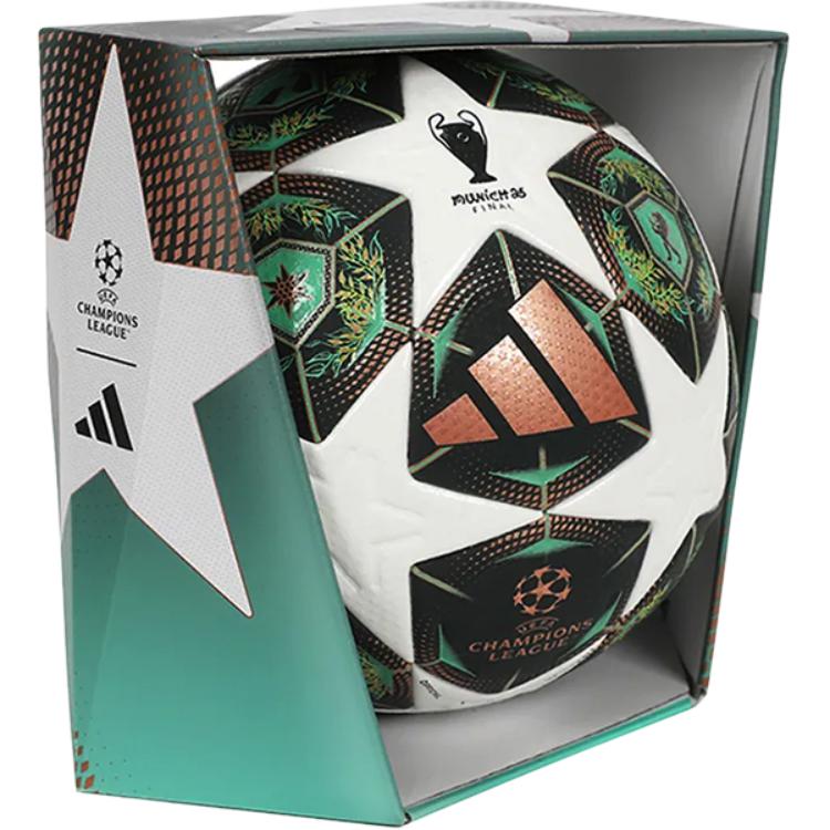 Adidas Size 5 Soccer Ball Seamless Thermal bonding Unisex White Green