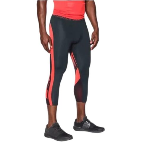 Under Armour HeatGear Sports Pants Men’s Black Orange