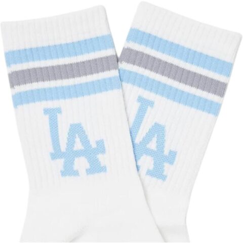 MLB x JICHUHUIBIAO Crew Socks Unisex White Blue