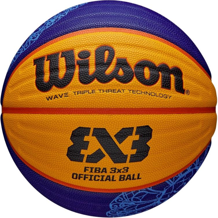 Wilson Size 6 Indoor, Outdoor, All Basketball Synthetic Leather Yellow Purple