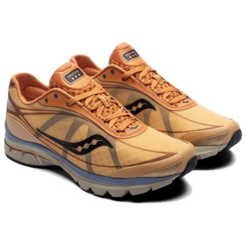 Saucony SlLO Comfortable Slip Resistant Abrasion Resistant Low top Running Shoes Unisex Orange Black