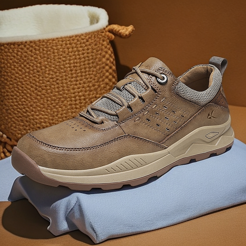 ZANSITE Cow Split Leather Abrasion Resistant Lightweight Wear resistant And Lightweight Low top