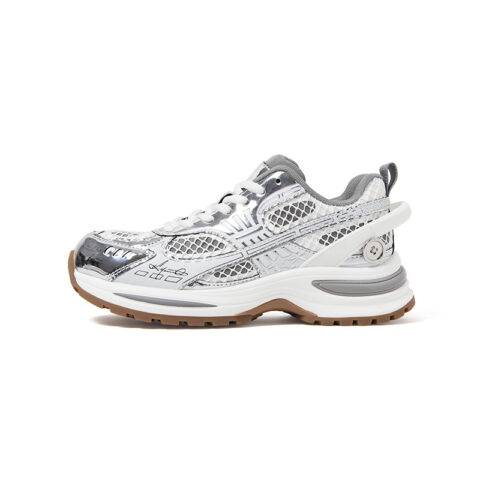 KILLWINNER Abrasion Resistant Coverage Height Increasing Low top Casual Running Shoes Unisex Silver