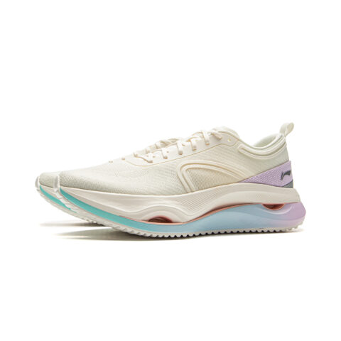 Li Ning Cushioning Rebound Low top Training Running Shoes Women’s Ecru