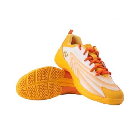 YONEX Power Cushion Comfortable Abrasion Resistant Low top Badminton Shoes Unisex Yellow Orange