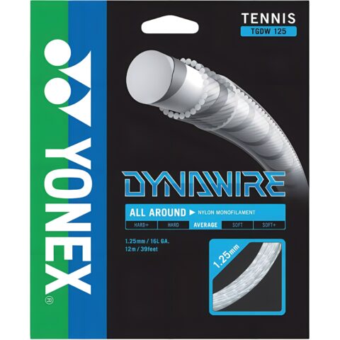YONEX TGDW125284 Lightweight Tennis Racket Strings Nylon Unisex 12m Elasticity, Good, Durable