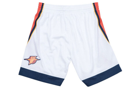 Mitchell Ness Basketball Shorts Unisex White
