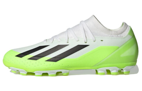 adidas Crazyflight X3 Artificial White Solar Green Grass Boots