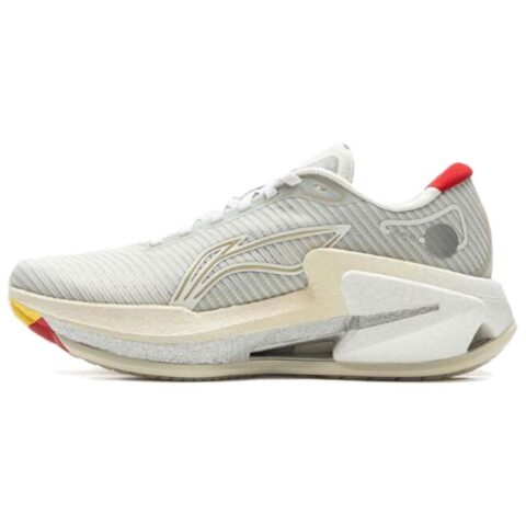 Li Ning Furious Rider 8 Slip Resistant Abrasion Resistant Low top Casual Running Shoes Women’s Gray Red