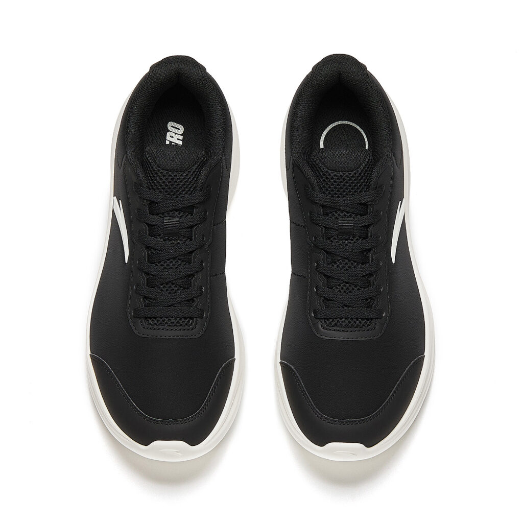 Anta Cushioning, Wear Resistant Low top Casual Running Shoes Men’s Black/Ivory White