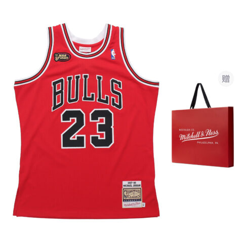 Mitchell & Ness Michael Jordan Chicago Bulls Finals 1997 98 Road Authentic Nba Jersey