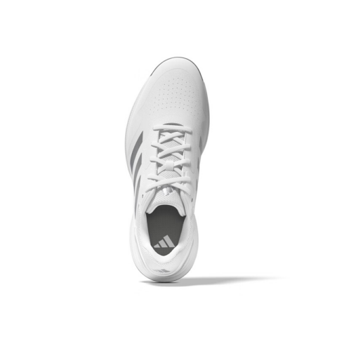 Adidas Traxion Cushioning Slip Resistant Low top Golf Shoes Men’s White Silver