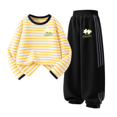 Disney Kids Casual Sportswear Lapel Moderate