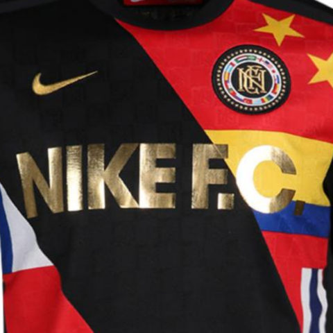 Nike Soccer Jerseys Men’s Black Moderate Straight Fit