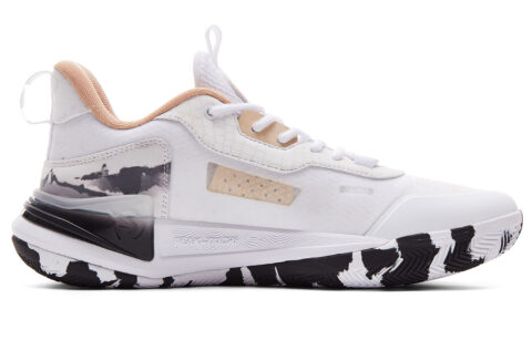 PEAK Ranger 2 Cushioning Abrasion Resistant Anti Twist Low top Basketball Shoes Men’s All White Black