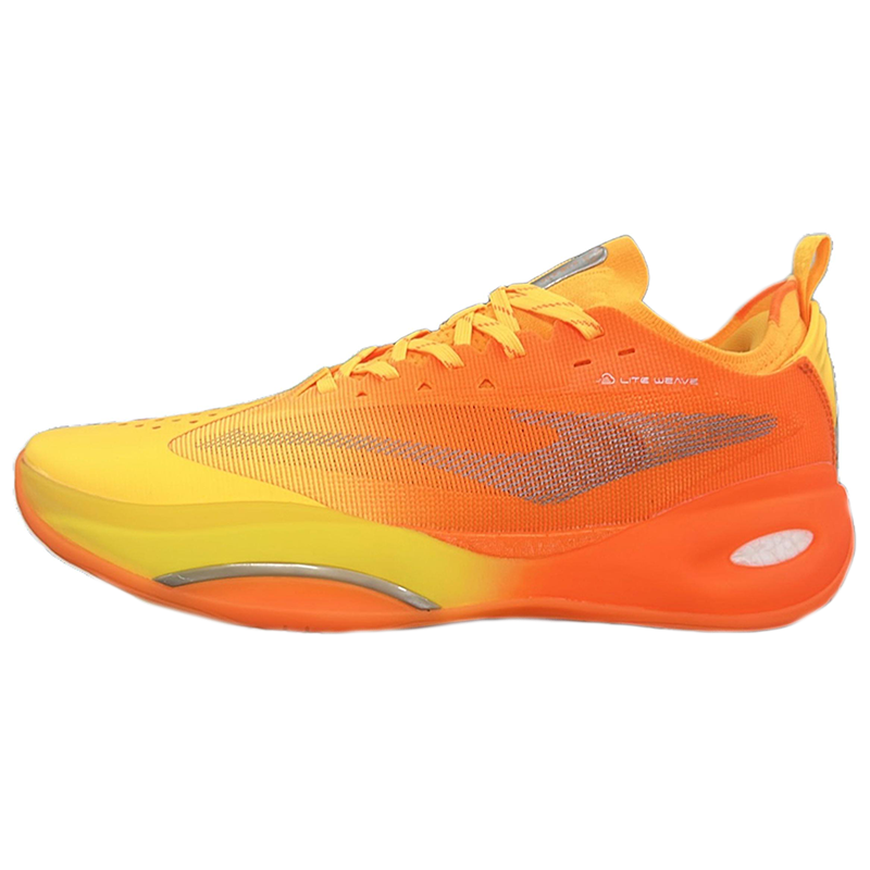 Erke Abrasion Resistant Breathable Abrasion Resistant Breathable Low top Basketball Shoes Men's Neon Honey Orange