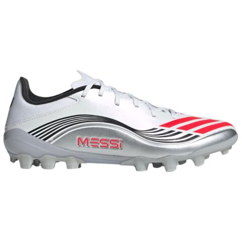 Adidas F50 Collection Abrasion Resistant Soccer Shoes Unisex White Silver