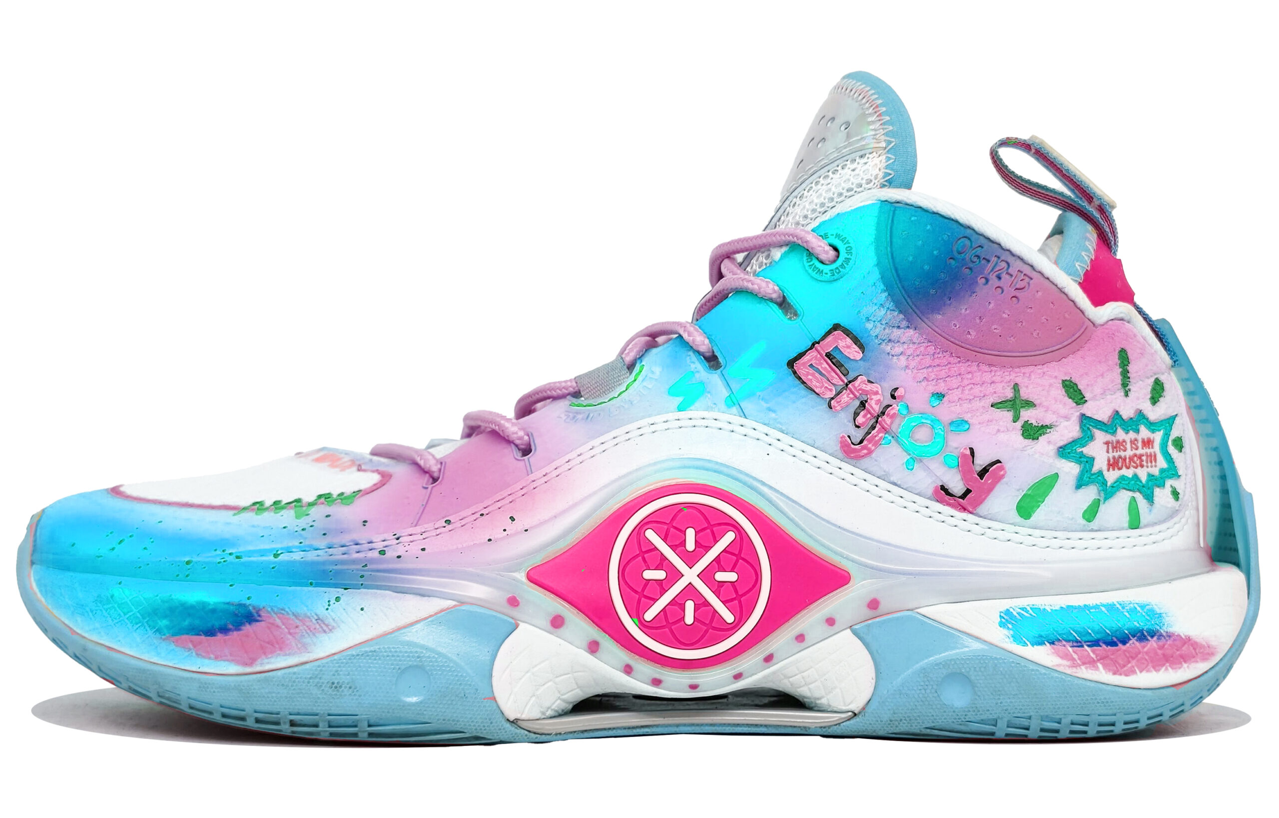 Li Ning Wade Shadow 5 Cushioning Impact Resistant Rebound Cushioning Impact Resistant Rebound Low top Basketball Shoes