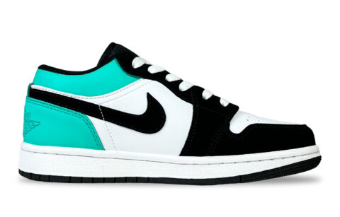 Jordan Air Jordan 1 Green Slip Resistant Abrasion Resistant Low top Vintage Basketball Shoes Unisex Green