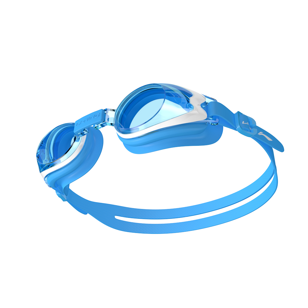 Li Ning Swim Goggles Polycarbonate, Silicone Kids' Dark Blue/Light Blue