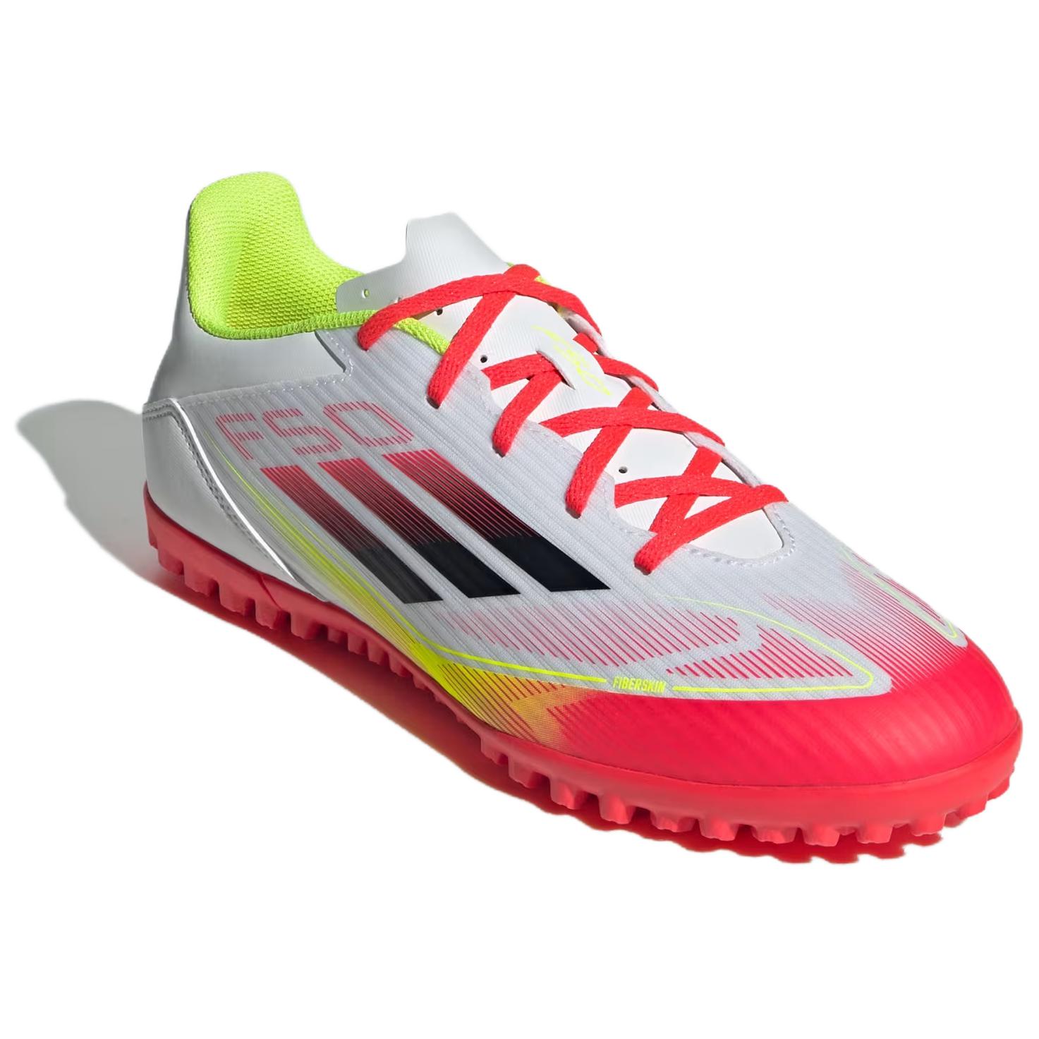 Adidas F50 CLUB Soccer Shoes Unisex White Red