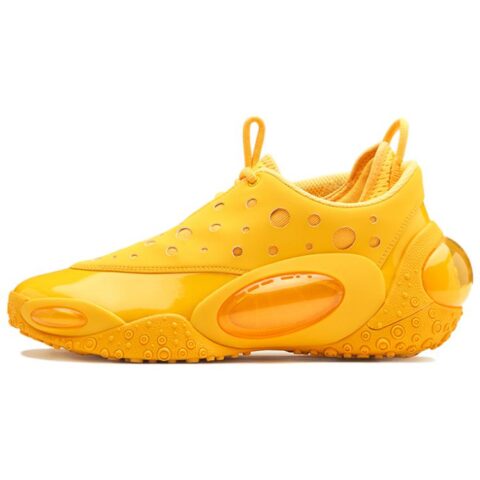 Senzubean Basketball Shoes Unisex Low Top Cheese Color