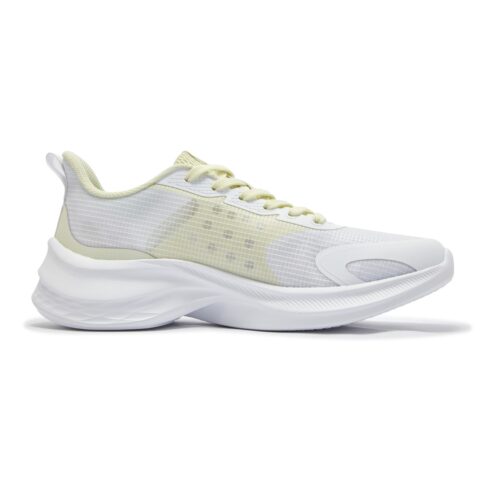 361° Cushioning Breathable Lightweight Low top Casual Sprint City Commuting Running Shoes Men’s White Melon Green