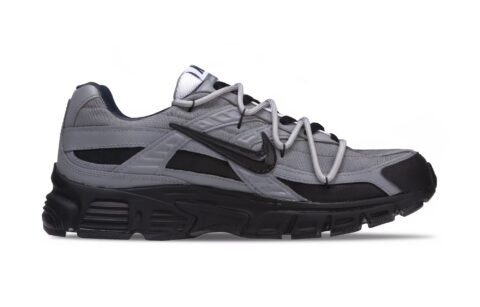 Nike Initiator Cow Split Leather Cushioning Low top Casual Running Shoes Unisex Black Gray