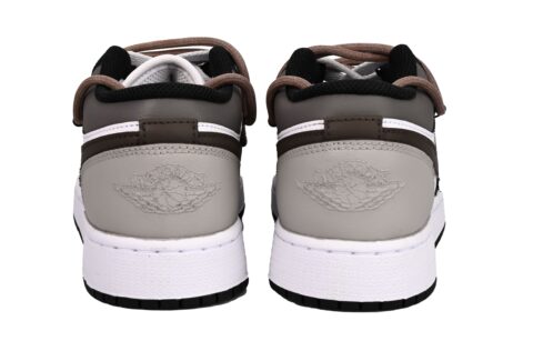 Jordan Air Jordan 1 Vintage Basketball Shoes Men’s Low Top Gray/Black