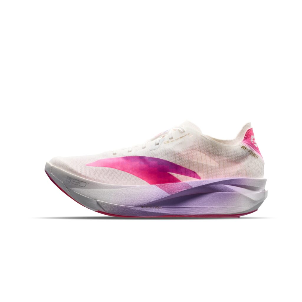 Anta Fabric Low top Racing Running Shoes Men’s White Pink