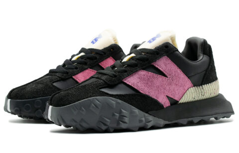 New Balance XC 72 Wear resistant And Lightweight Low top Running Shoes Unisex Black Pink