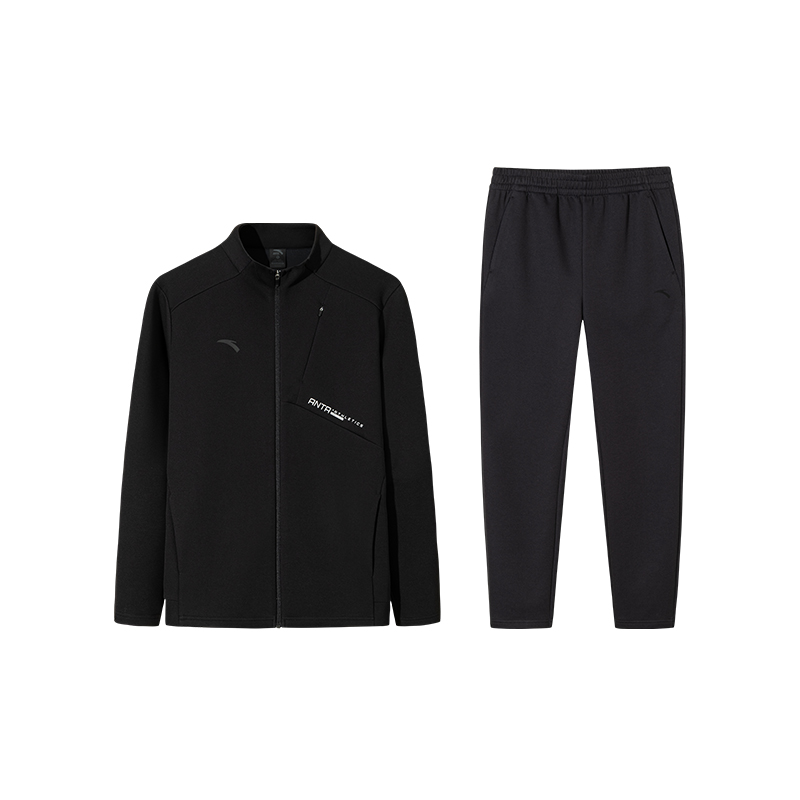 Anta Fall Casual Sportswear Sweatshirt Men’s Basic Black