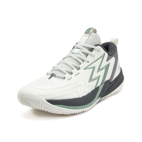 361° BIG3 Team 3.0 Cushioning, Wear Resistant Low top Basketball Shoes Men’s White Smoke Gray
