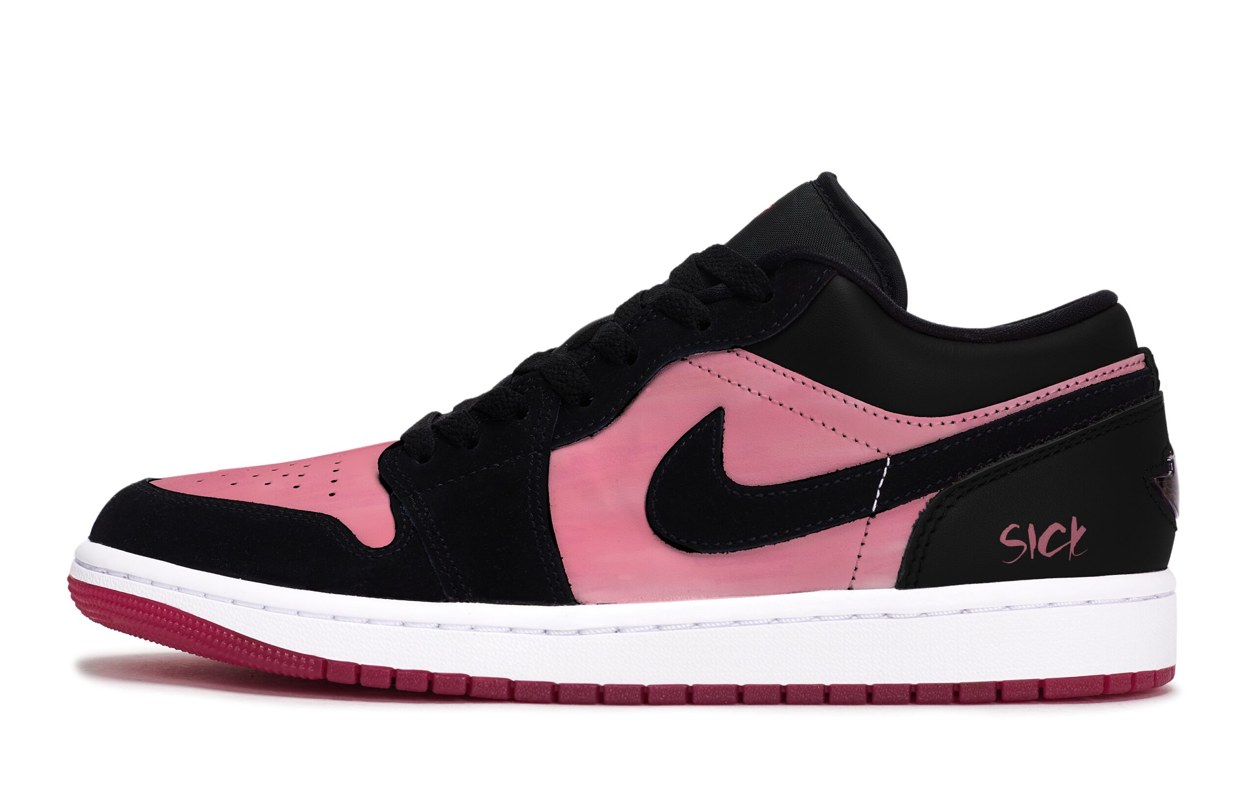 Jordan Air Jordan 1 Vintage Basketball Shoes Unisex Low Top Pink