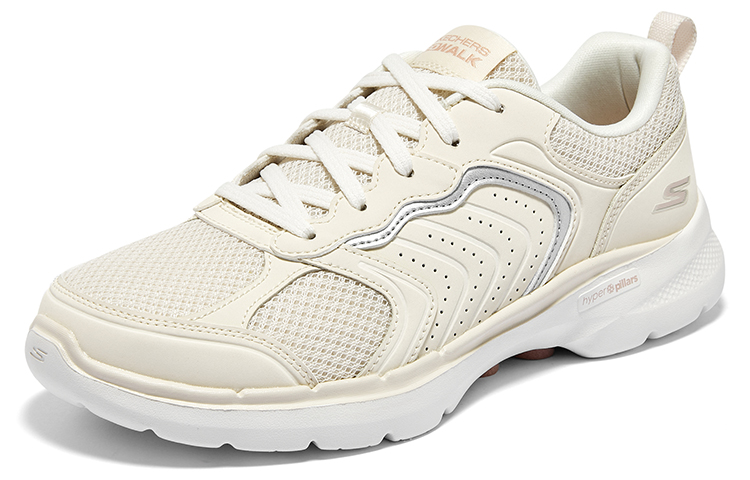 Skechers Go Walk 6 Abrasion Resistant Low top Running Shoes Women’s White