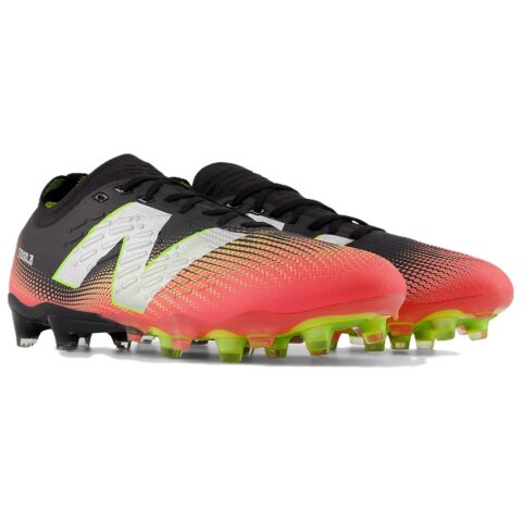 New Balance Tekela Pro Low Laced Fg V4 Black Neo Flame Clementine