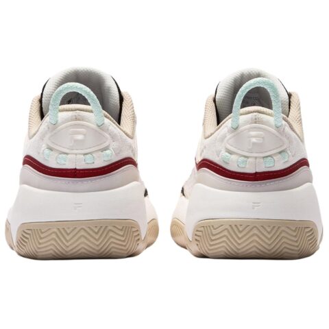 Pigalle x FILA FUSION FIRE Flame Shoes Textile, Synthetic Leather Low top Vintage Basketball Shoes Women’s Beige