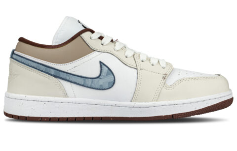 Jordan Air Jordan 1 Abrasion Resistant Low top Vintage Basketball Shoes Unisex
