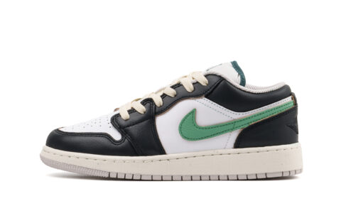 Jordan Air Jordan 1 Cushioning, Wear Resistant Low top Vintage Basketball Shoes Unisex Black