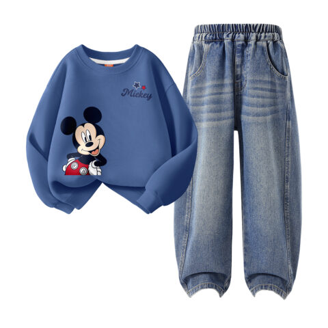 Disney Kids Casual Sportswear Lapel Moderate