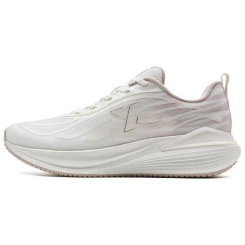 XTEP Slip Resistant And Abrasion Resistant Coverage Low top Casual Running Shoes Women’s White Umber