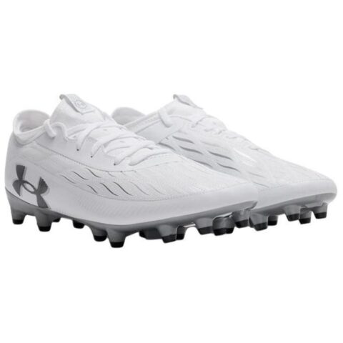 Under Armour Magnetico Select 4 Soft And Comfortable Abrasion Resistant Abrasion Resistant Soccer Shoes Unisex White