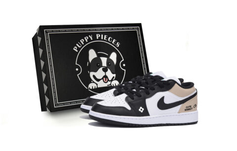 Jordan Air Jordan 1 Urban Chic Style, Exclusive Shoe Box Low top Vintage Basketball Shoes Men's White