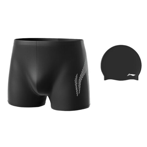 Li Ning Swimming Equipment Sets Swim Seaside Beach Men’s Black