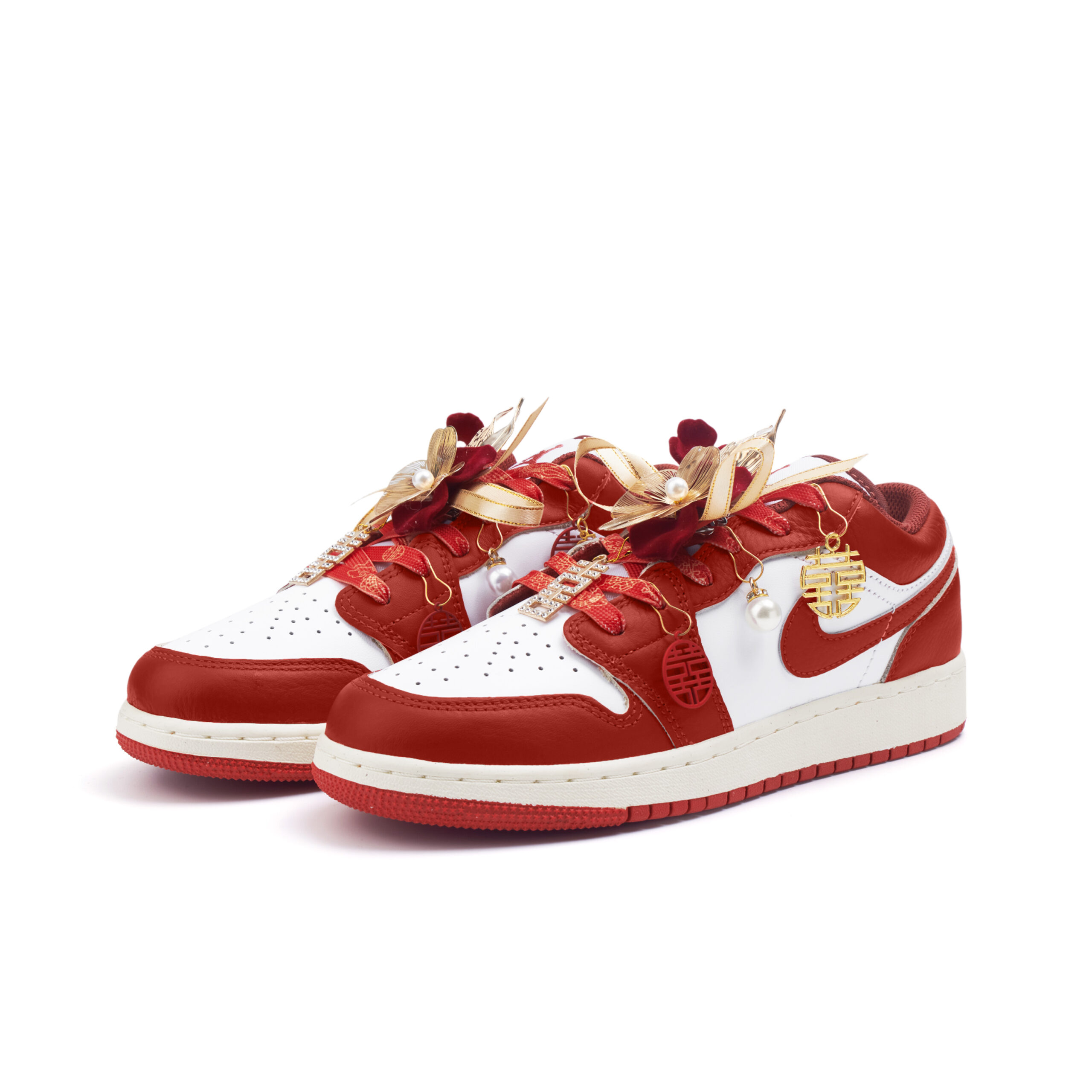 Jordan Air Jordan 1 Low top Vintage Basketball Shoes Women’s Red