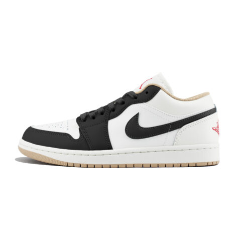 Jordan Air Jordan 1 LOW’Sail’ Abrasion Resistant Low top Vintage Basketball Shoes Men’s Black White