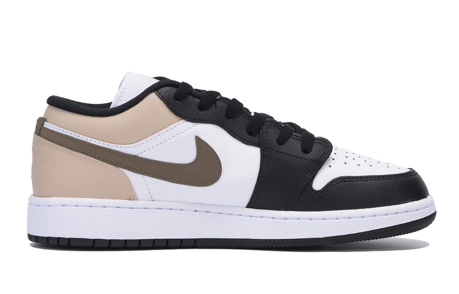 Jordan Air Jordan 1 Low top Vintage Basketball Shoes Men’s White Brown