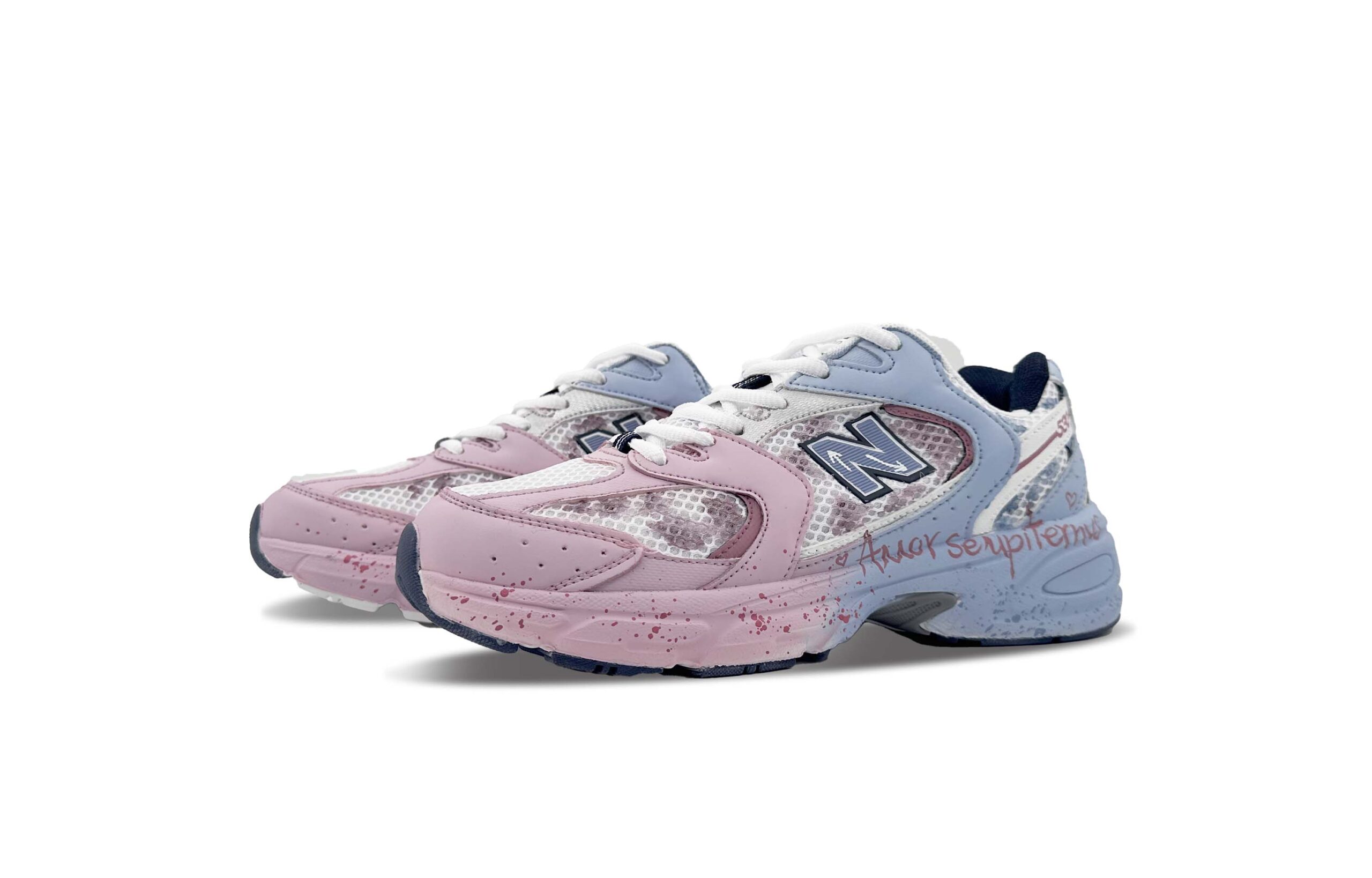 New Balance NB 530 Mesh, Synthetic Leather Low top Running Shoes Unisex Pinch Width D