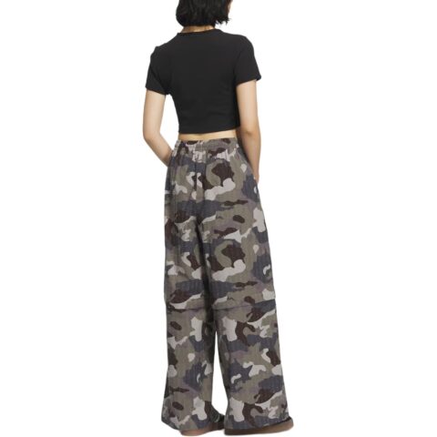 Adidas Originals ADILENIUM CAMO TRACK TRACKSUIT BOTTOMS Sports Pants Unisex Strata Olive Green
